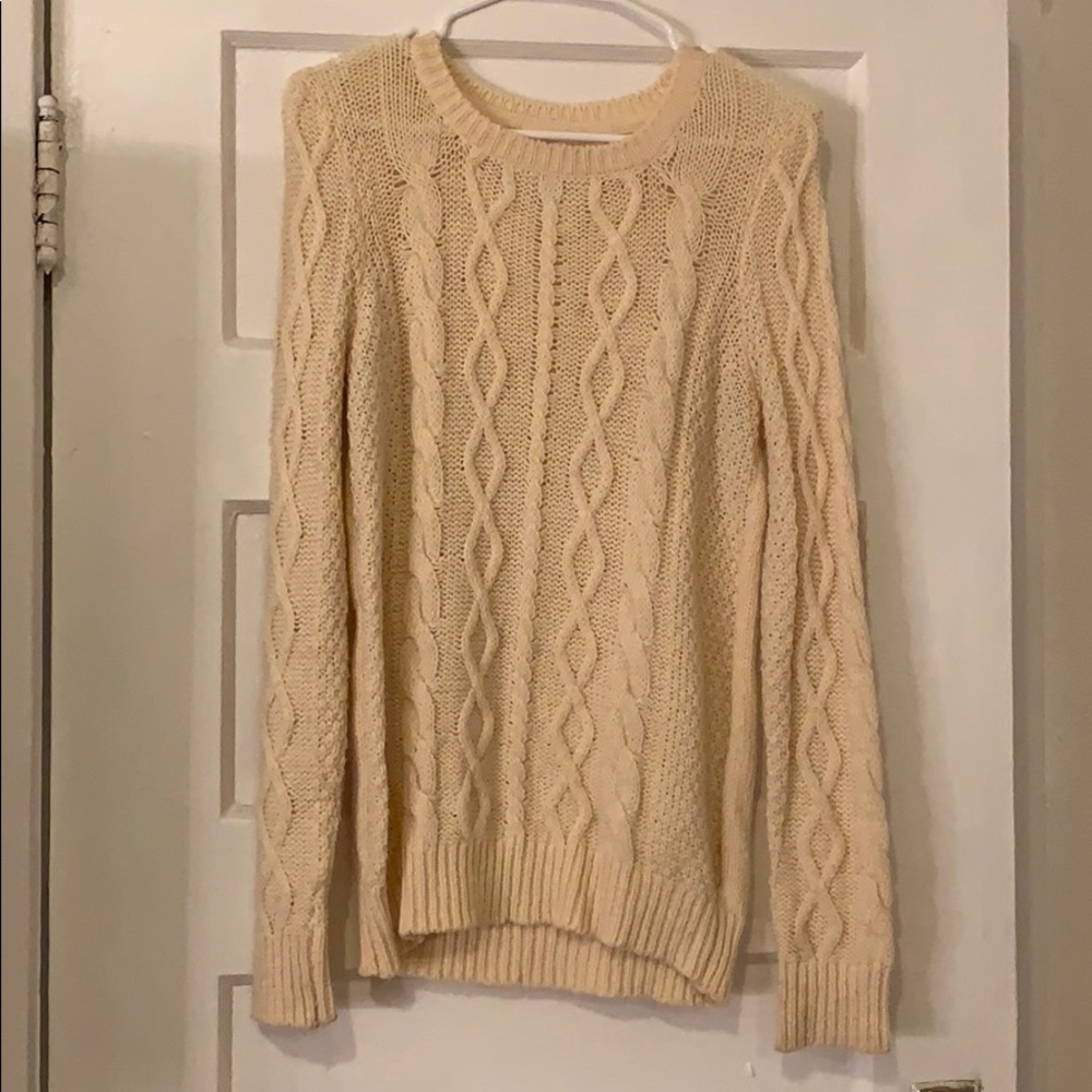 Cream Knit Sweater
